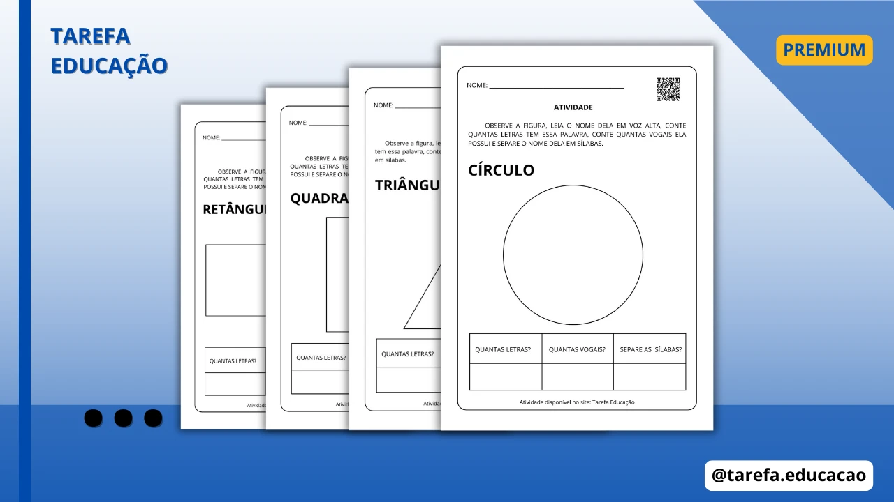 Capa do post Desenvolvimento da consciência fonológica e reconhecimento de formas geométricas