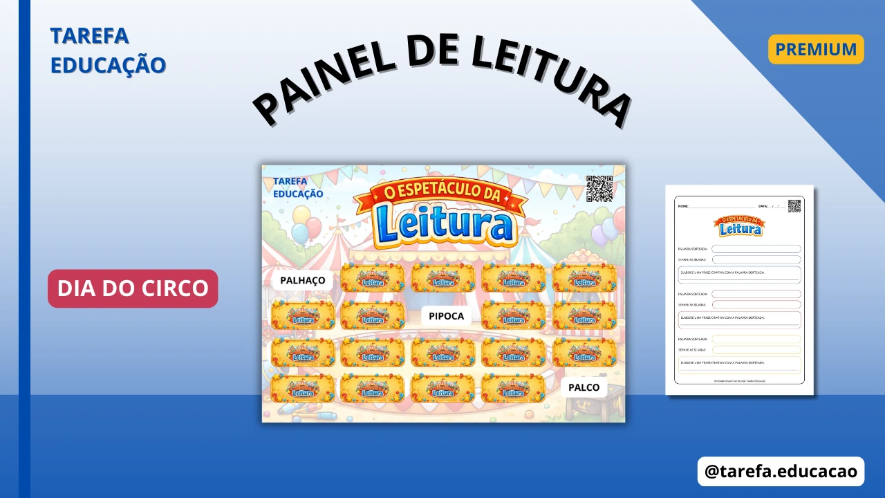 Capa do post Painel de leitura - Dia do Circo